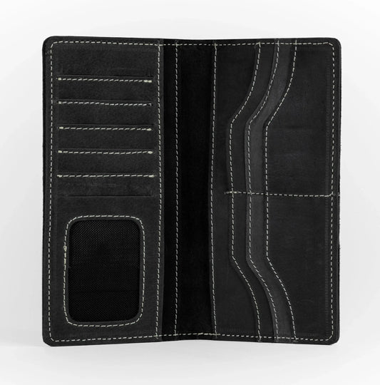 Krono Long Wallet – Precision Crafted - Black