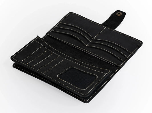 Vostoc Vintage Long Wallet - Black