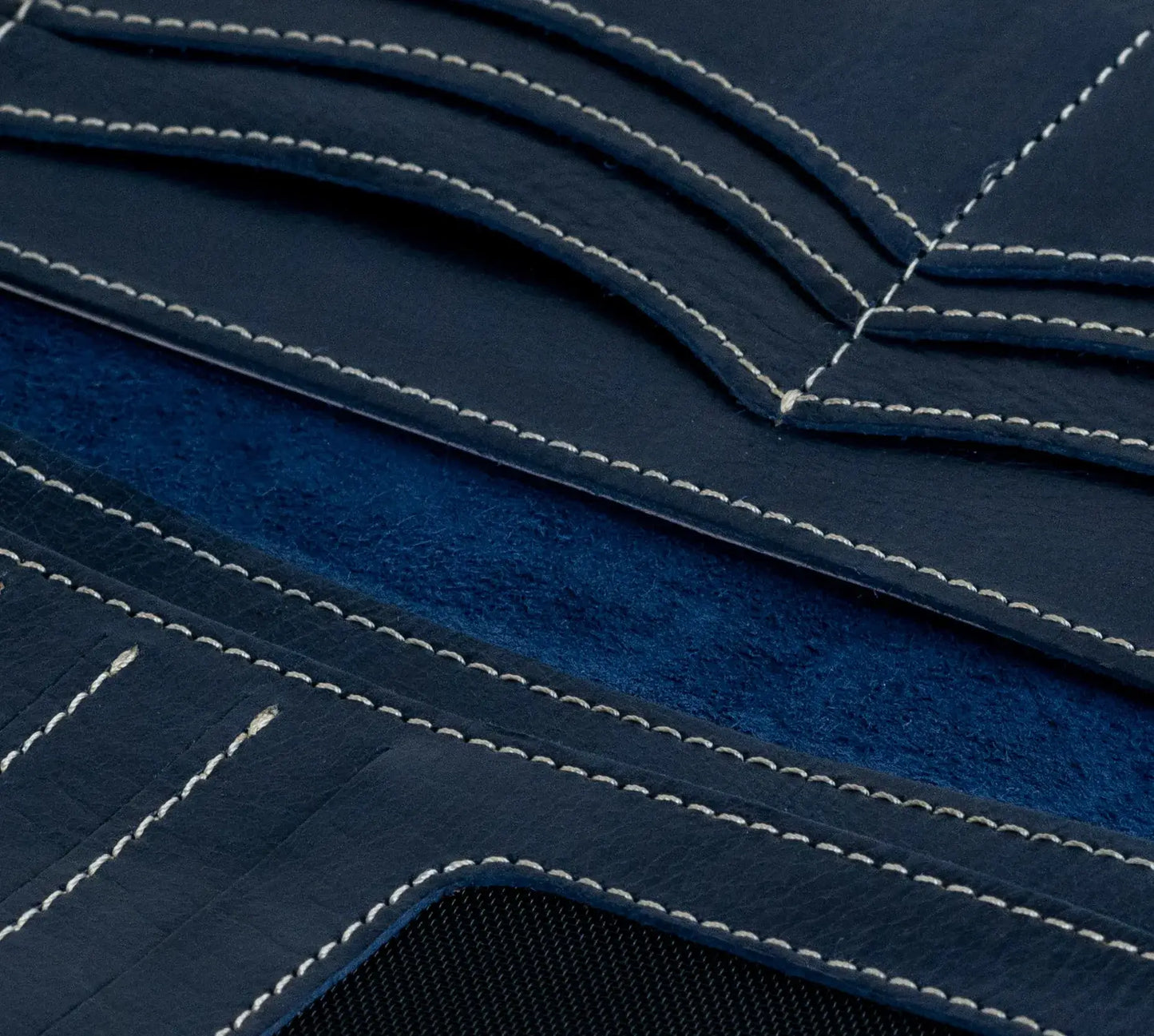 Vostoc Vintage Long Wallet - Dark Blue