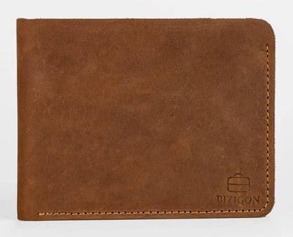 Camelot Wallet – Handcrafted Full-Grain Leather - Russet Brown