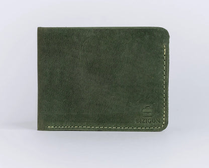 Camelot Wallet – Handcrafted Full-Grain Leather - Hunter Green