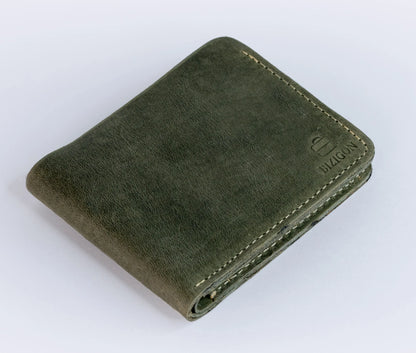 Camelot Wallet – Handcrafted Full-Grain Leather - Hunter Green