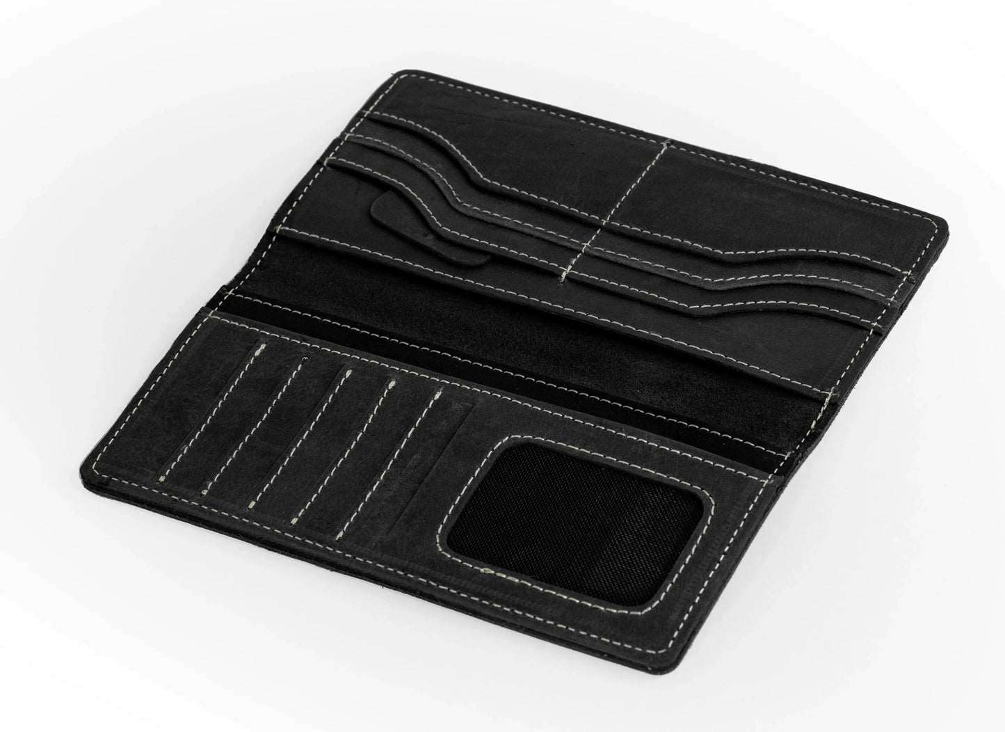 Krono Long Wallet – Precision Crafted - Black
