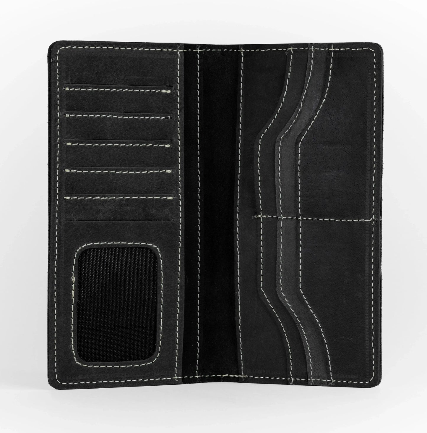 Krono Long Wallet – Precision Crafted - Black