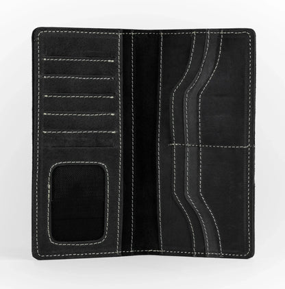 Krono Long Wallet – Precision Crafted - Black