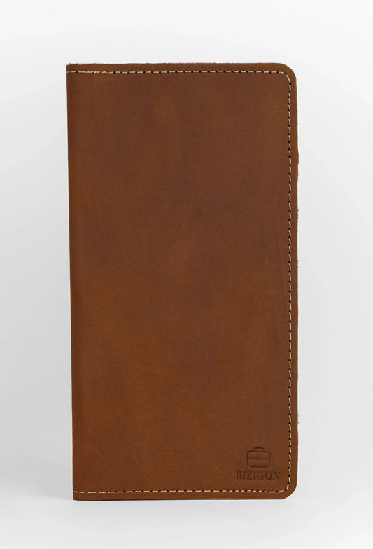 Krono Long Wallet – Precision Crafted - Russet Brown