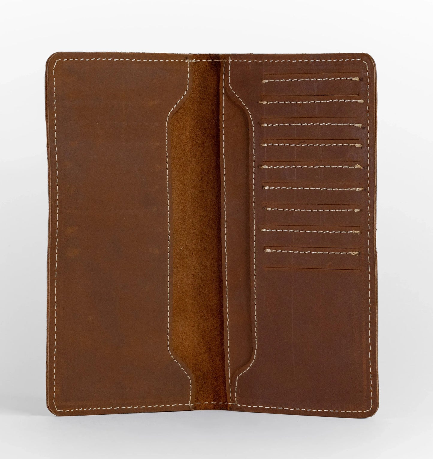 Krono Long Wallet – Precision Crafted - Russet Brown