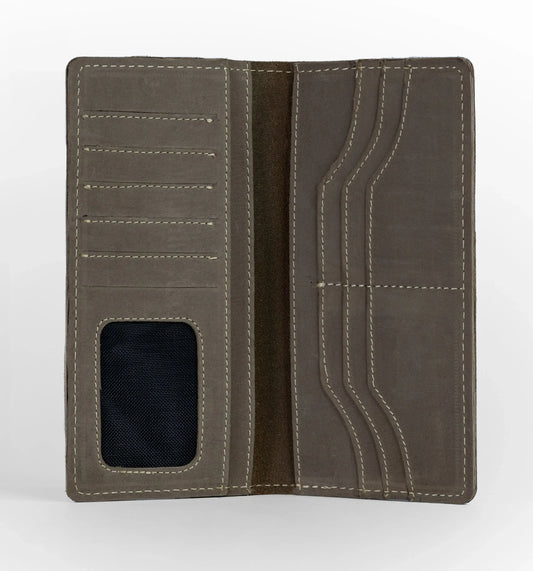Krono Long Wallet – Precision Crafted - Matt Grey