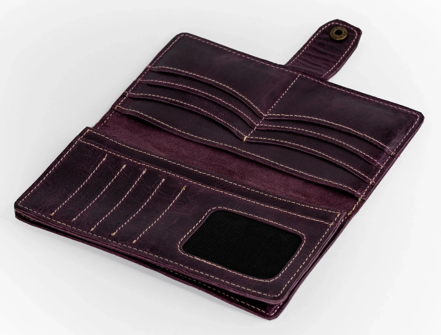 Vostoc Vintage Long Wallet - Dark Purple