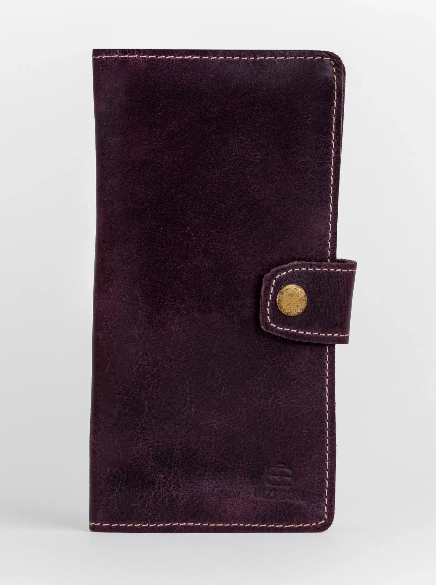 Vostoc Vintage Long Wallet - Dark Purple