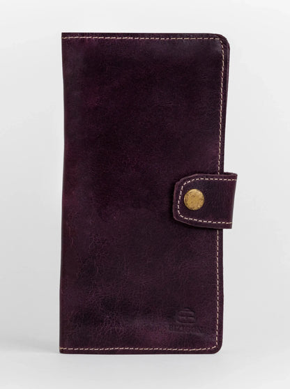 Vostoc Vintage Long Wallet - Dark Purple