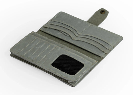 Vostoc Vintage Long Wallet - Cloud Grey