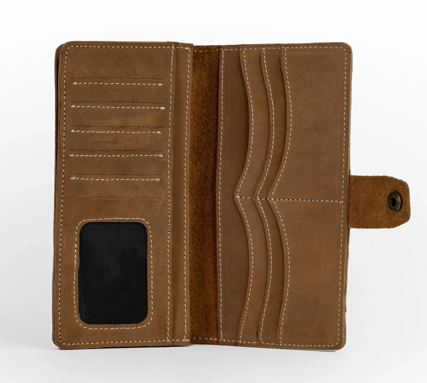 Vostoc Vintage Long Wallet - Coffee Brown