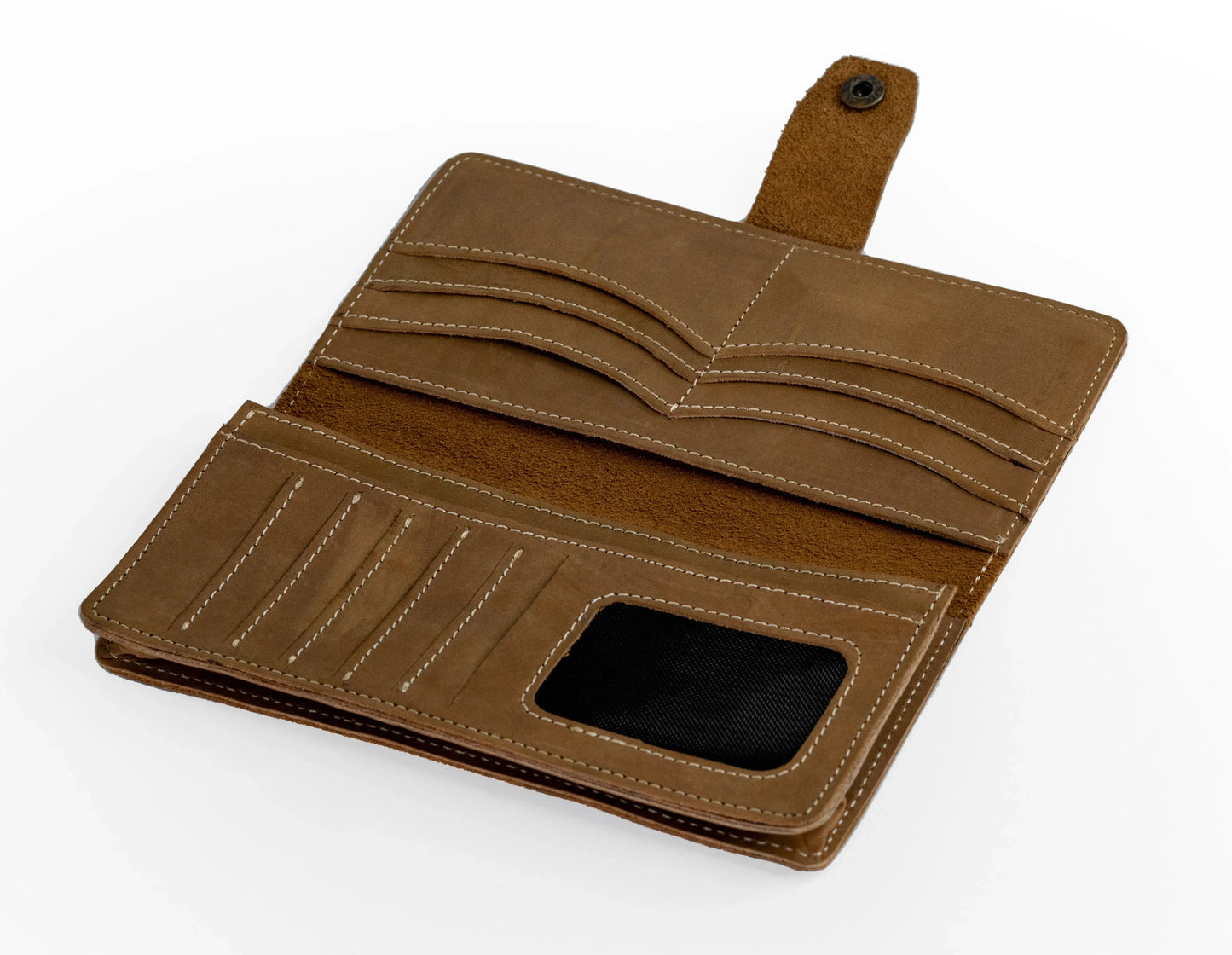 Vostoc Vintage Long Wallet - Coffee Brown