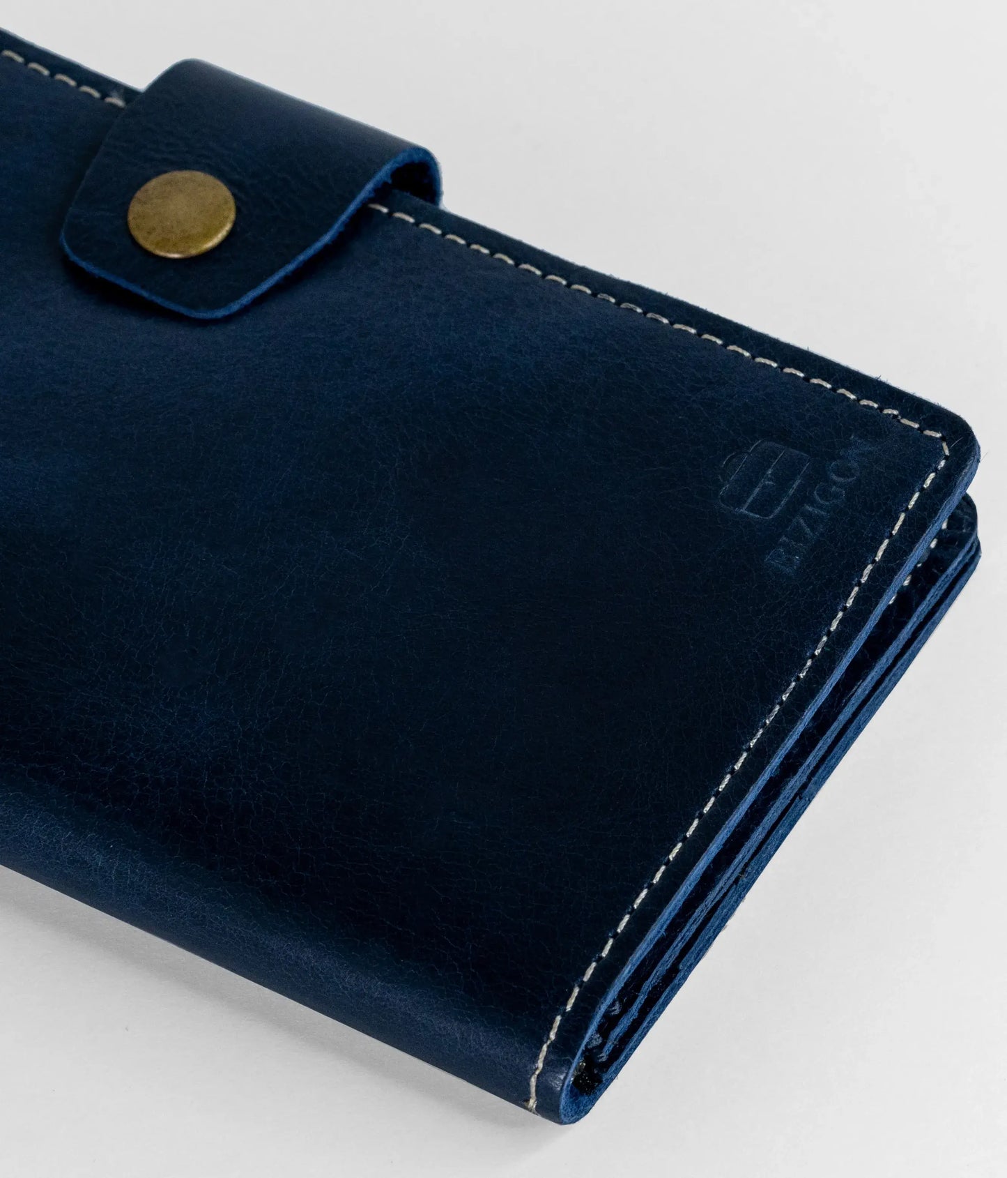 Vostoc Vintage Long Wallet - Dark Blue