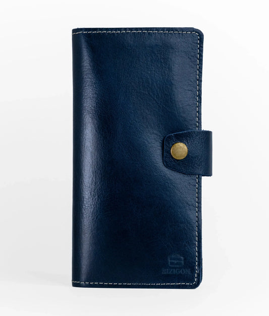 Vostoc Vintage Long Wallet - Dark Blue