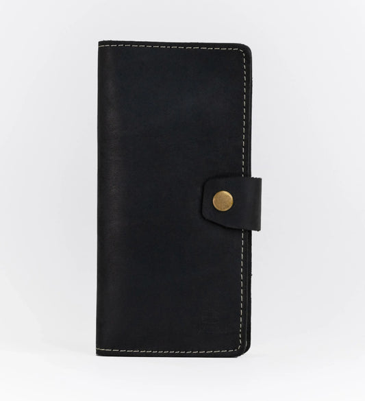 Vostoc Vintage Long Wallet - Black