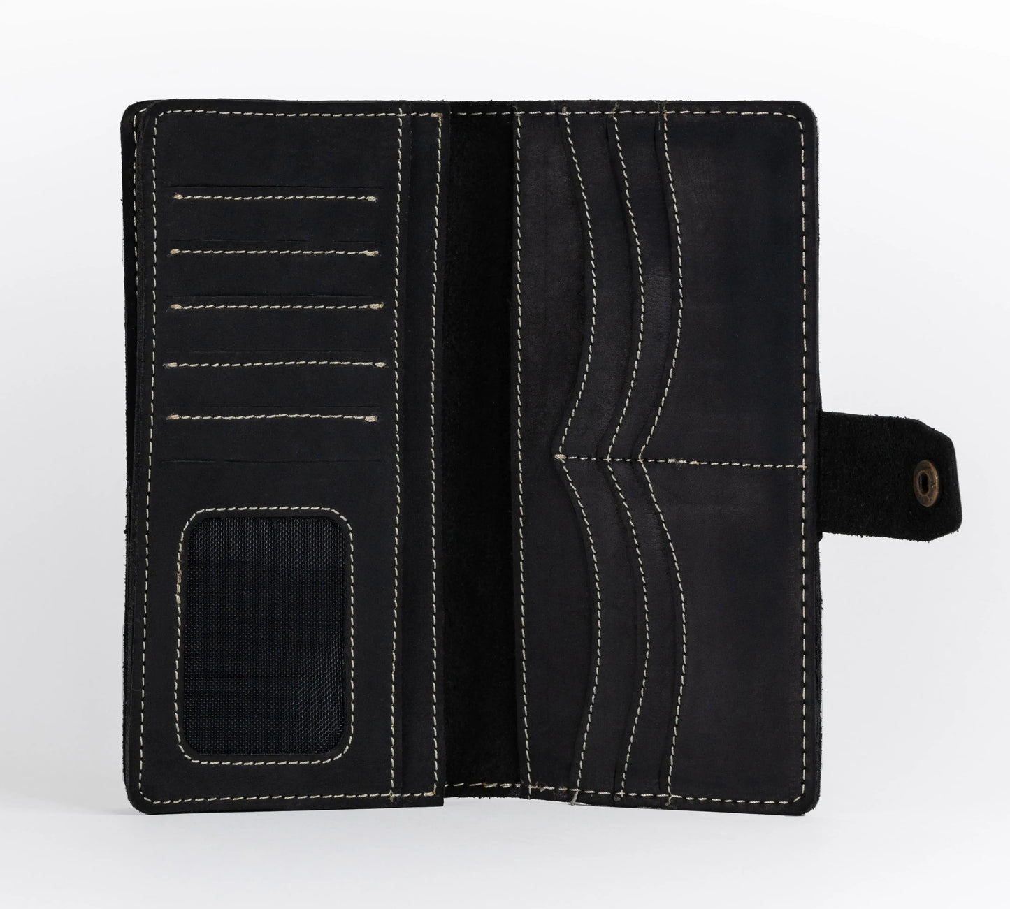 Vostoc Vintage Long Wallet - Black