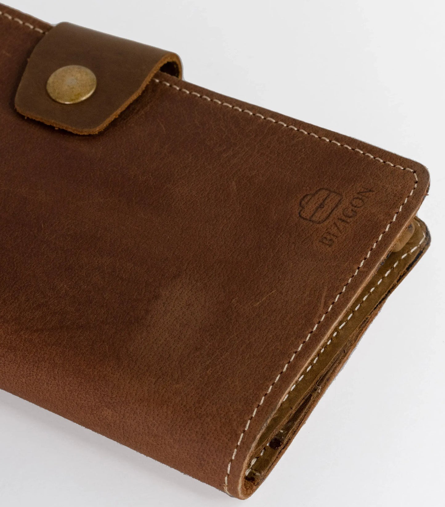 Vostoc Vintage Long Wallet - Natural Brown