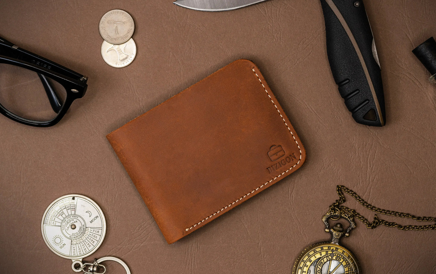 The Cresto Wallet – Timeless Craftsmanship -  Russet Brown