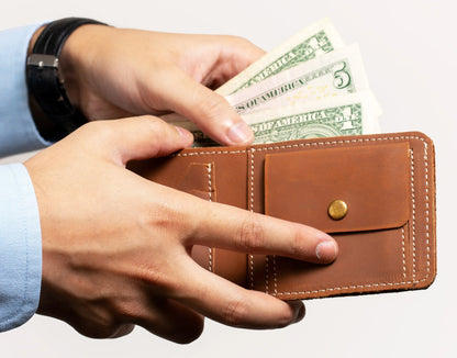 The Cresto Wallet – Timeless Craftsmanship -  Russet Brown