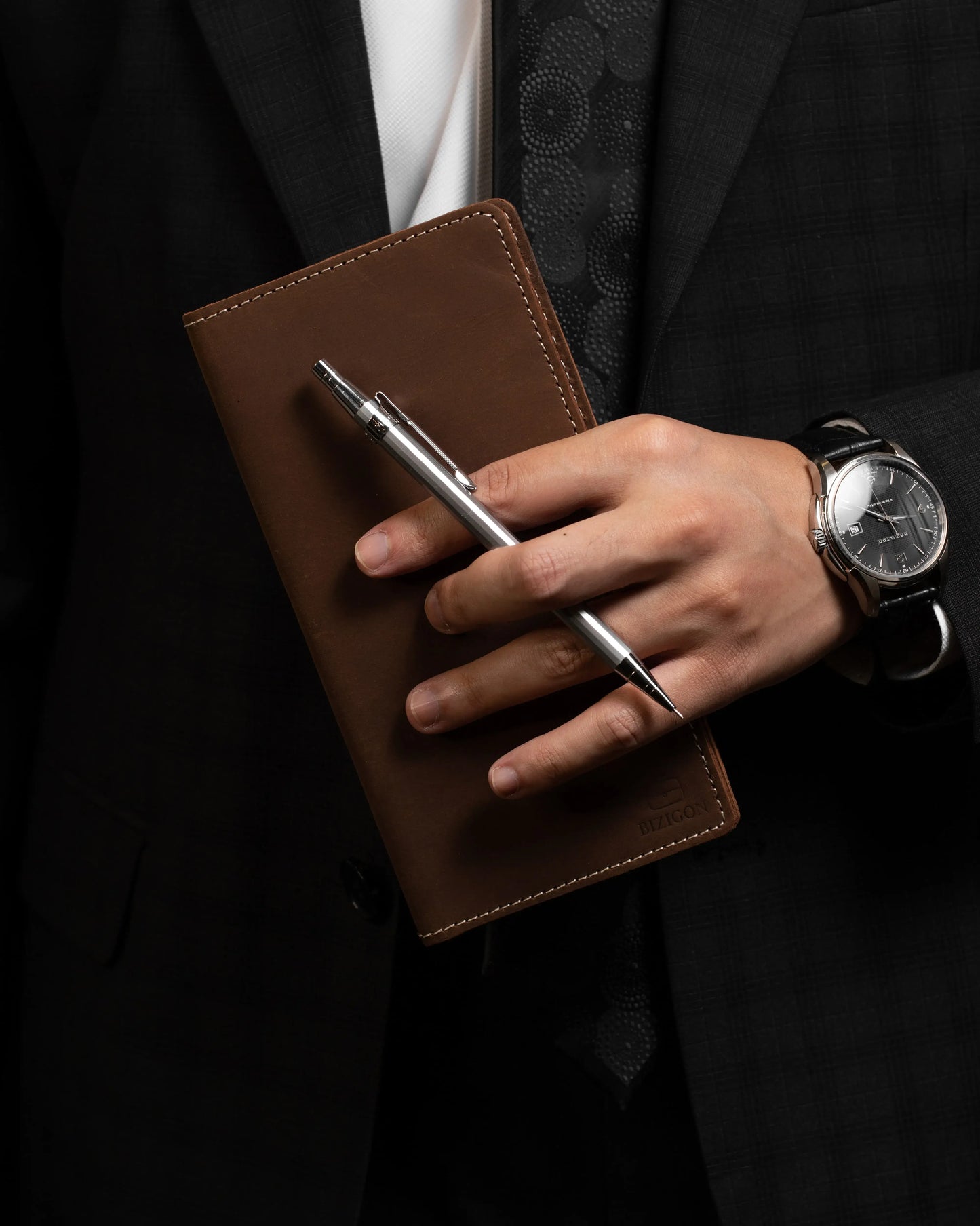 Krono Long Wallet – Precision Crafted - Dark Brown