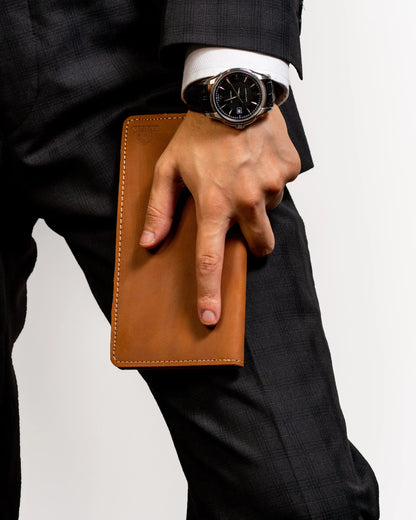 Krono Long Wallet – Precision Crafted - Russet Brown