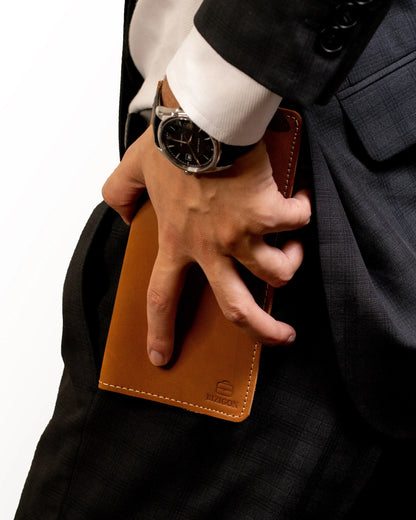 Krono Long Wallet – Precision Crafted - Russet Brown