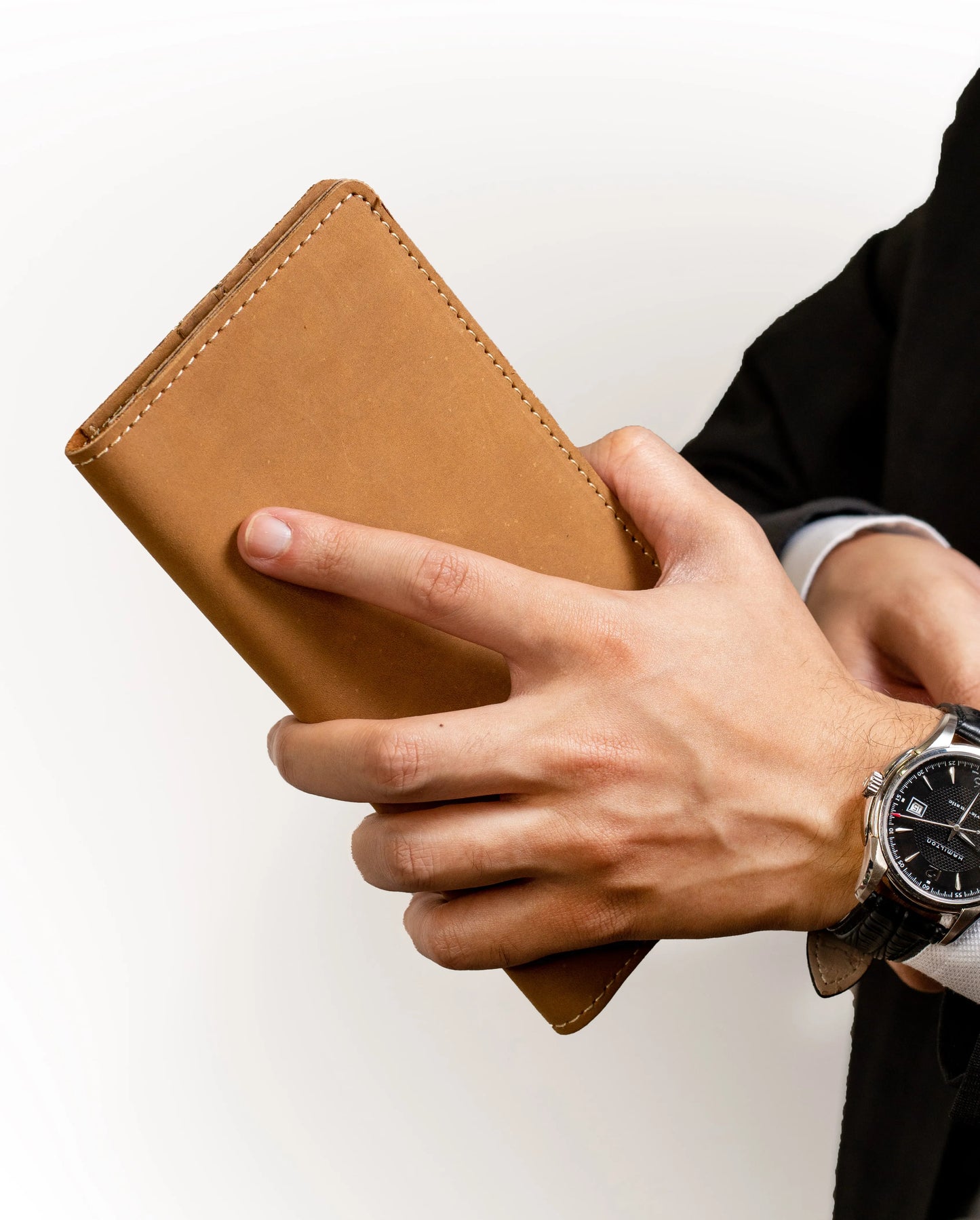 Krono Long Wallet – Precision Crafted - Coffee Brown